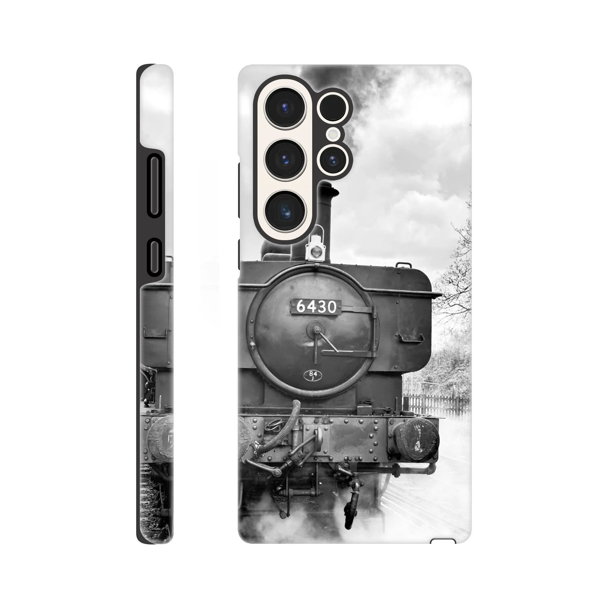 Gwilli Express Steam Train B&W Tough case Mobile Phone