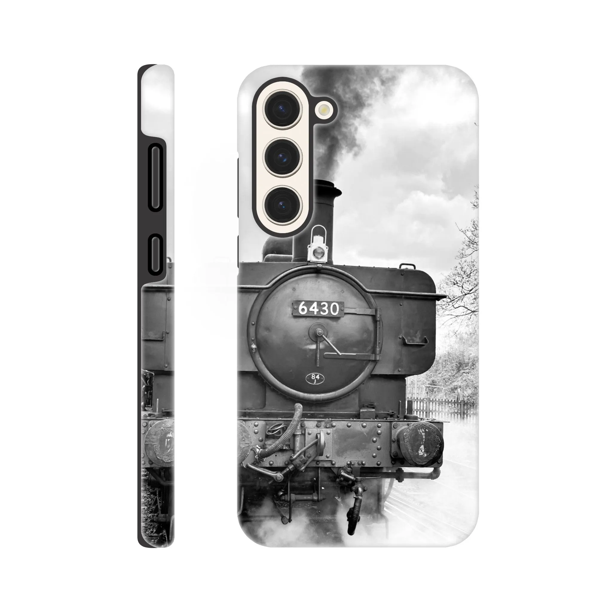 Gwilli Express Steam Train B&W Tough case Mobile Phone