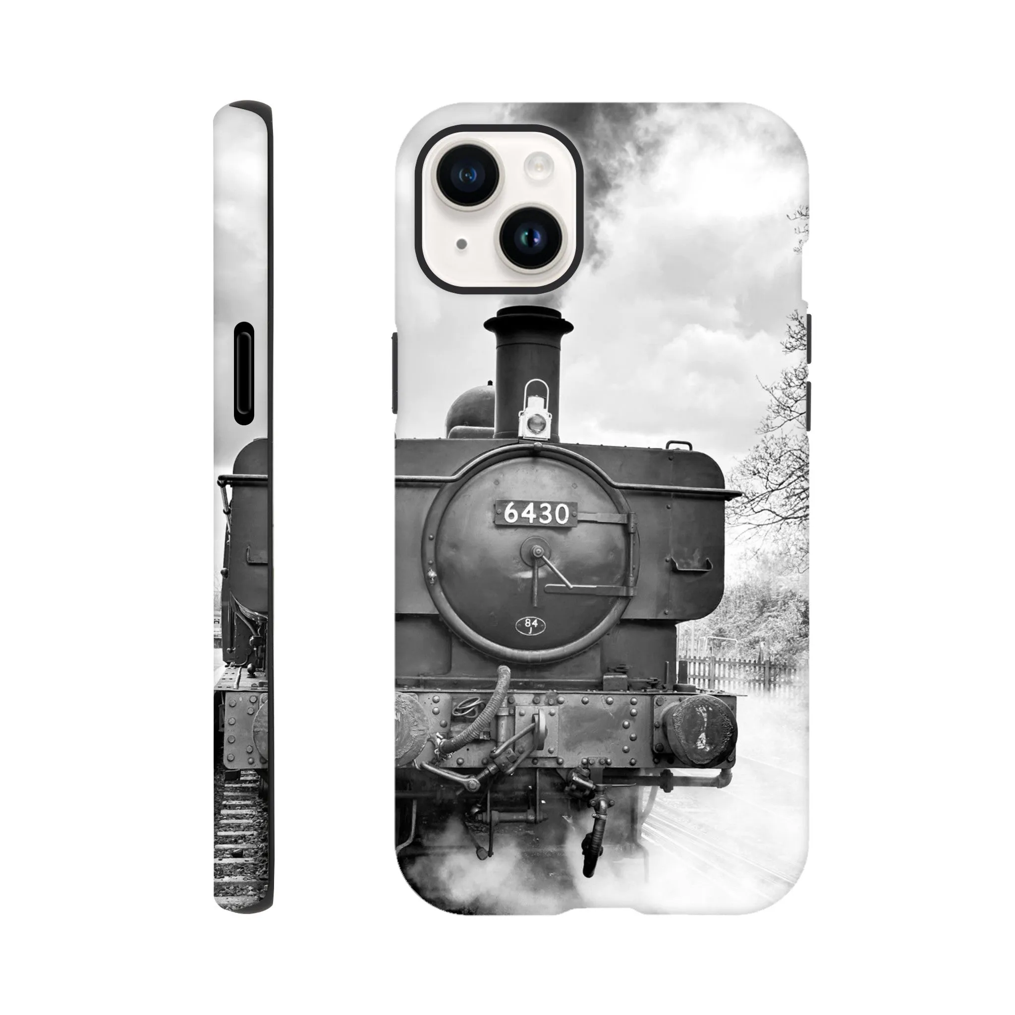 Gwilli Express Steam Train B&W Tough case Mobile Phone