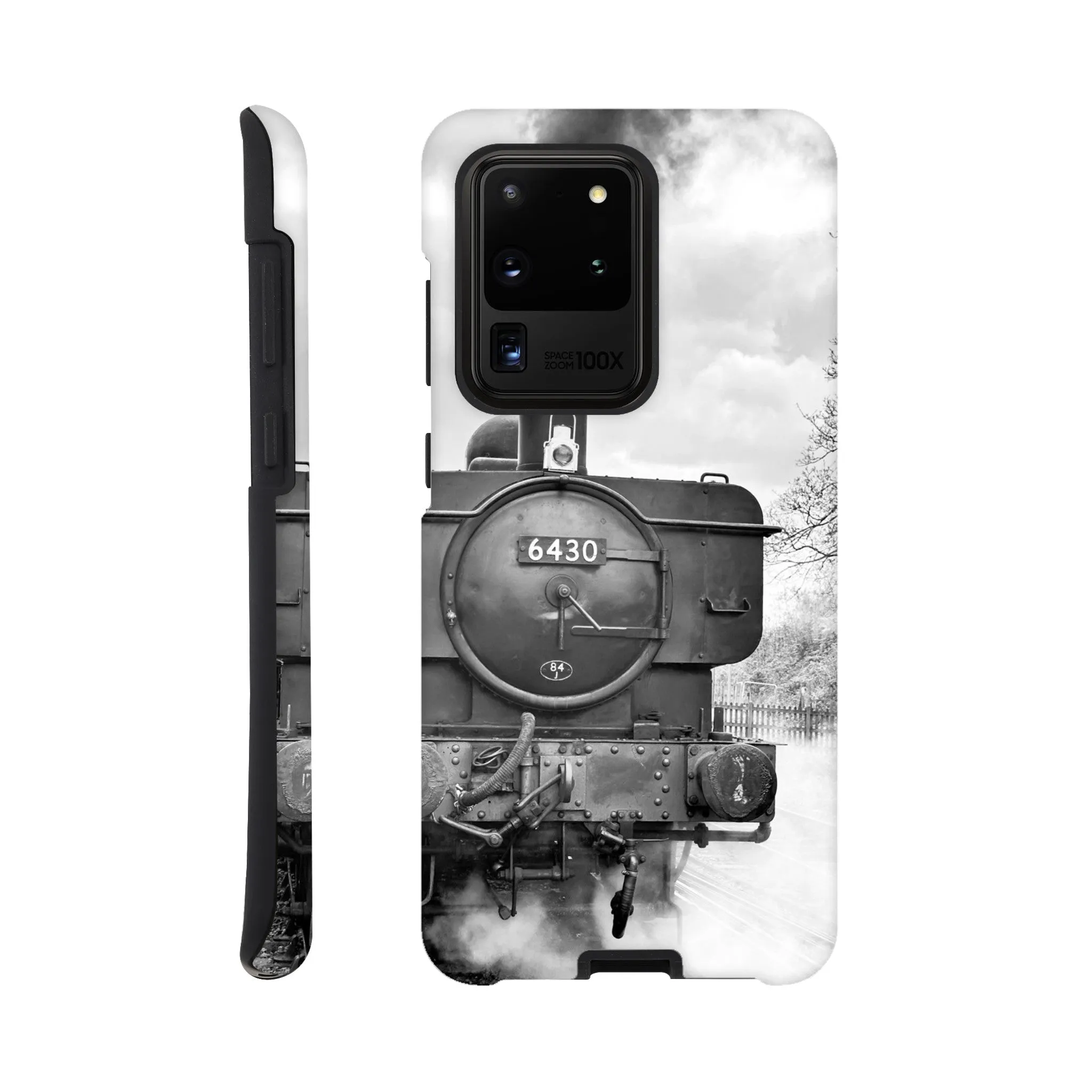 Gwilli Express Steam Train B&W Tough case Mobile Phone