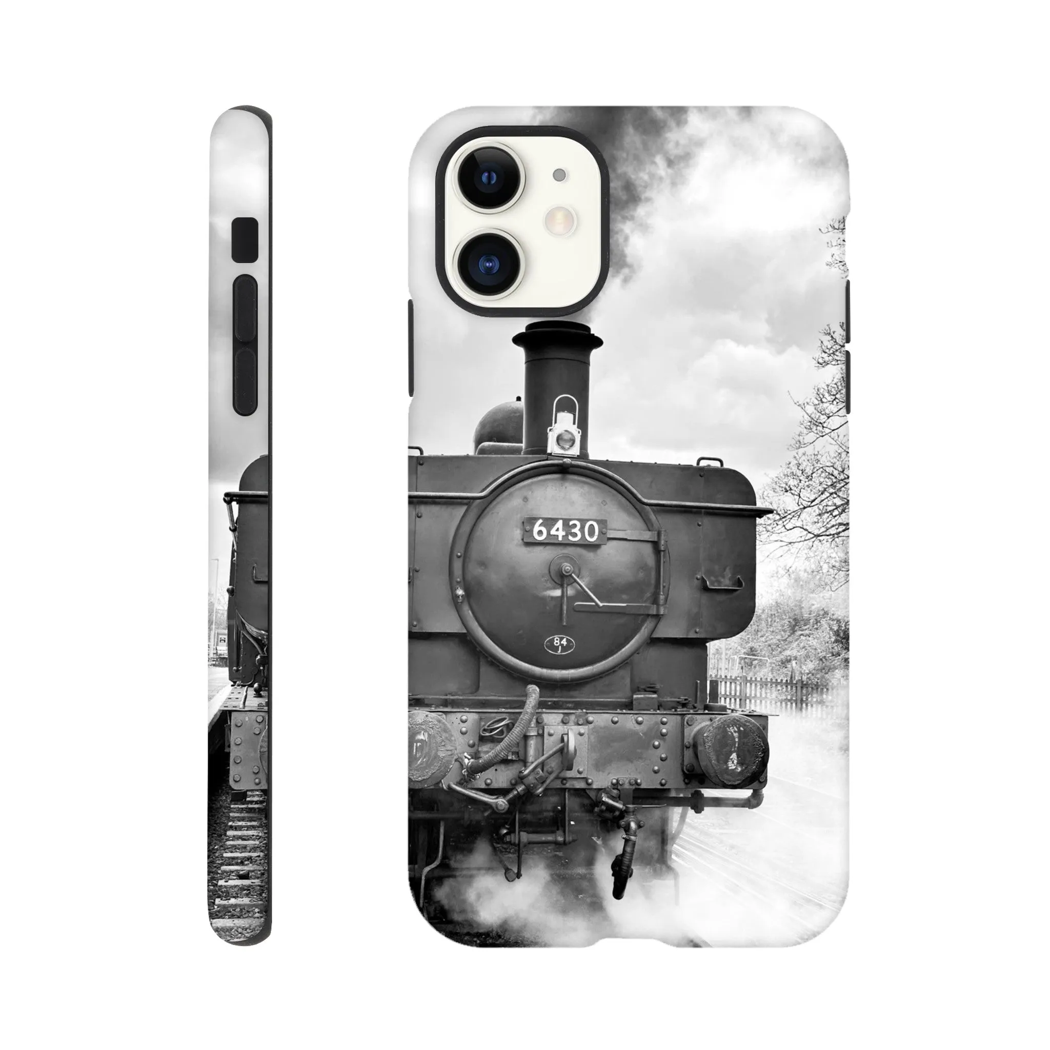 Gwilli Express Steam Train B&W Tough case Mobile Phone