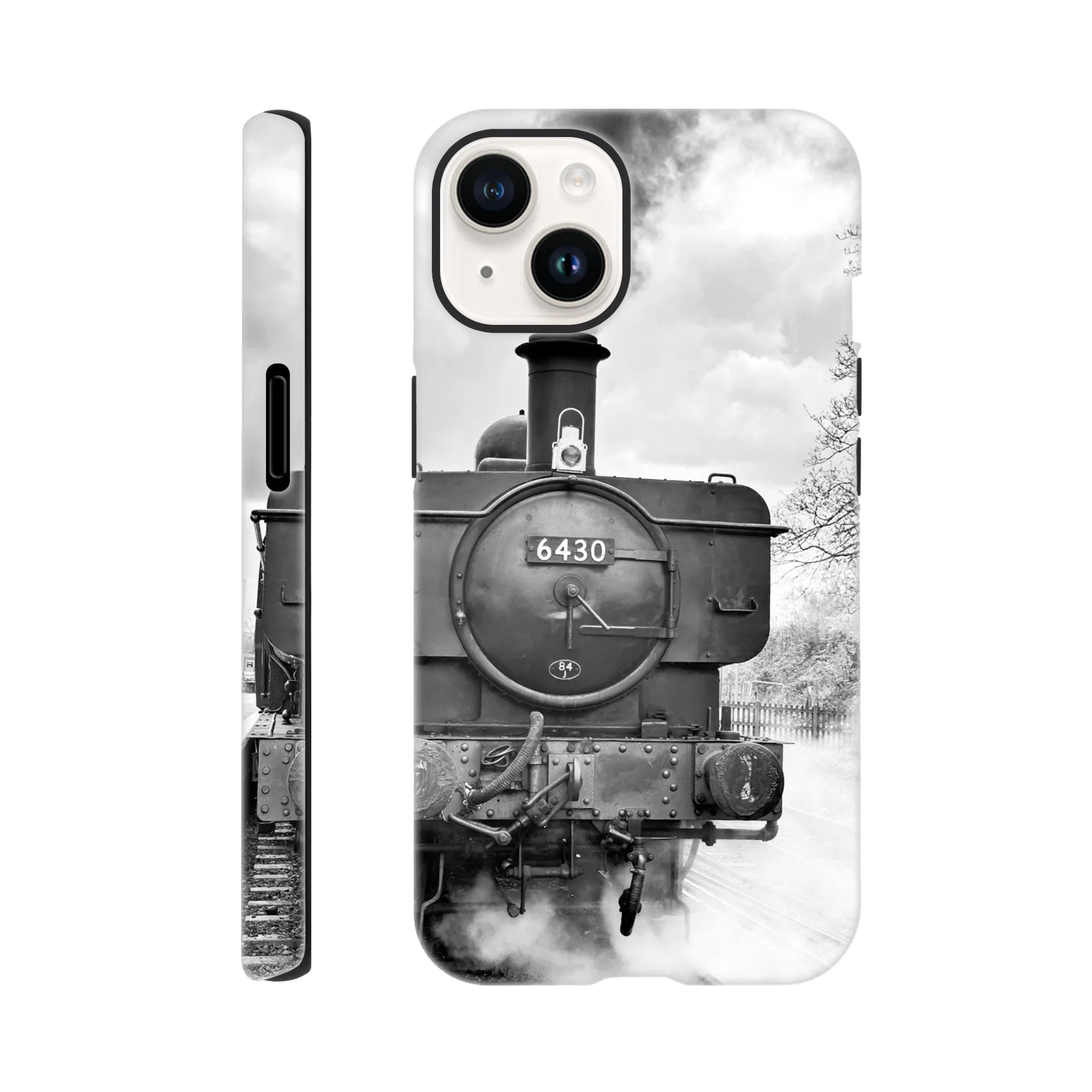 Gwilli Express Steam Train B&W Tough case Mobile Phone