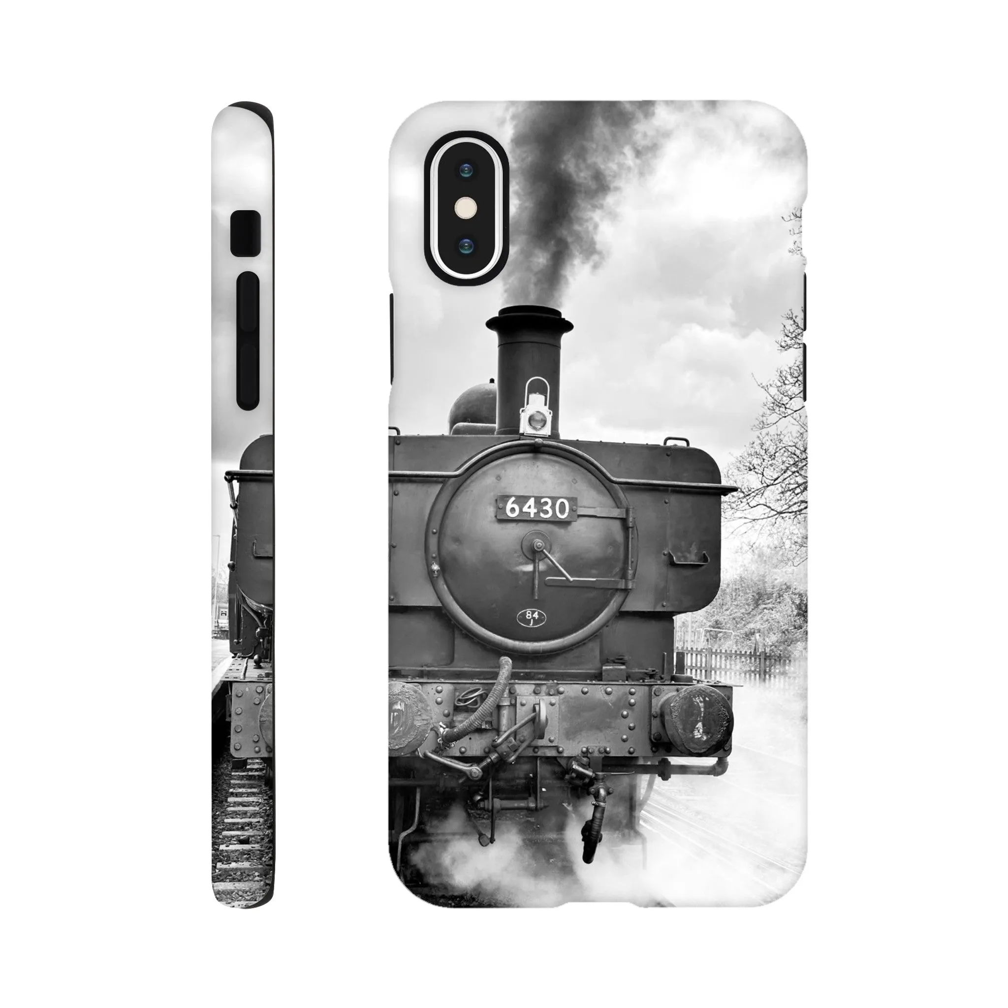 Gwilli Express Steam Train B&W Tough case Mobile Phone