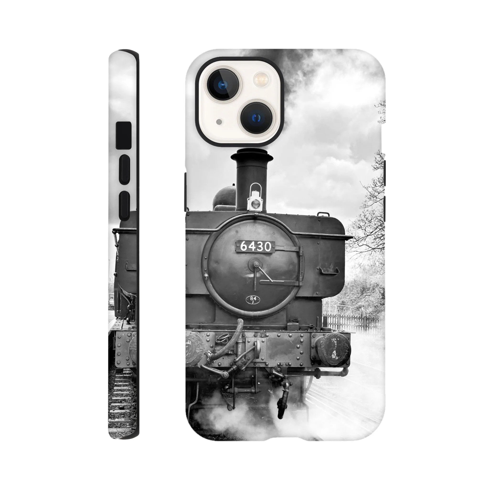 Gwilli Express Steam Train B&W Tough case Mobile Phone