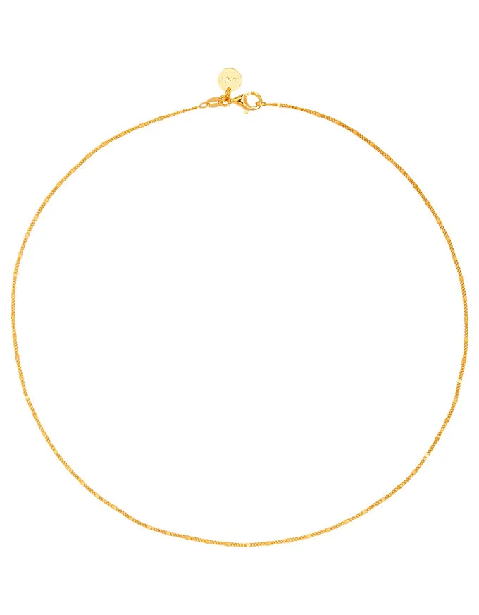 Harmony Yellow Gold Chain 60cm