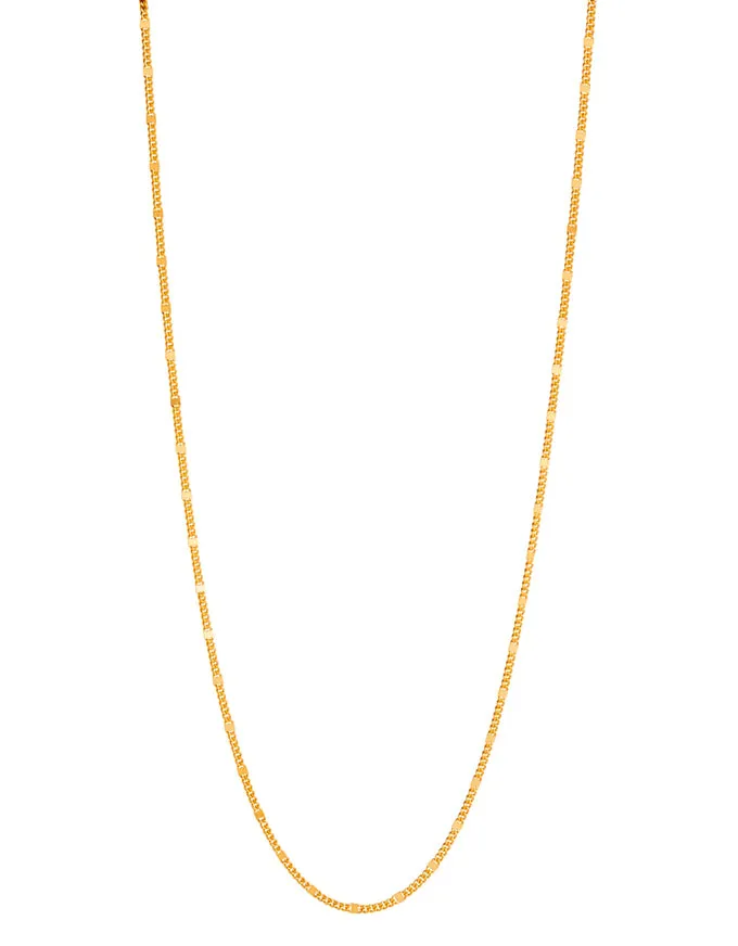 Harmony Yellow Gold Chain 60cm