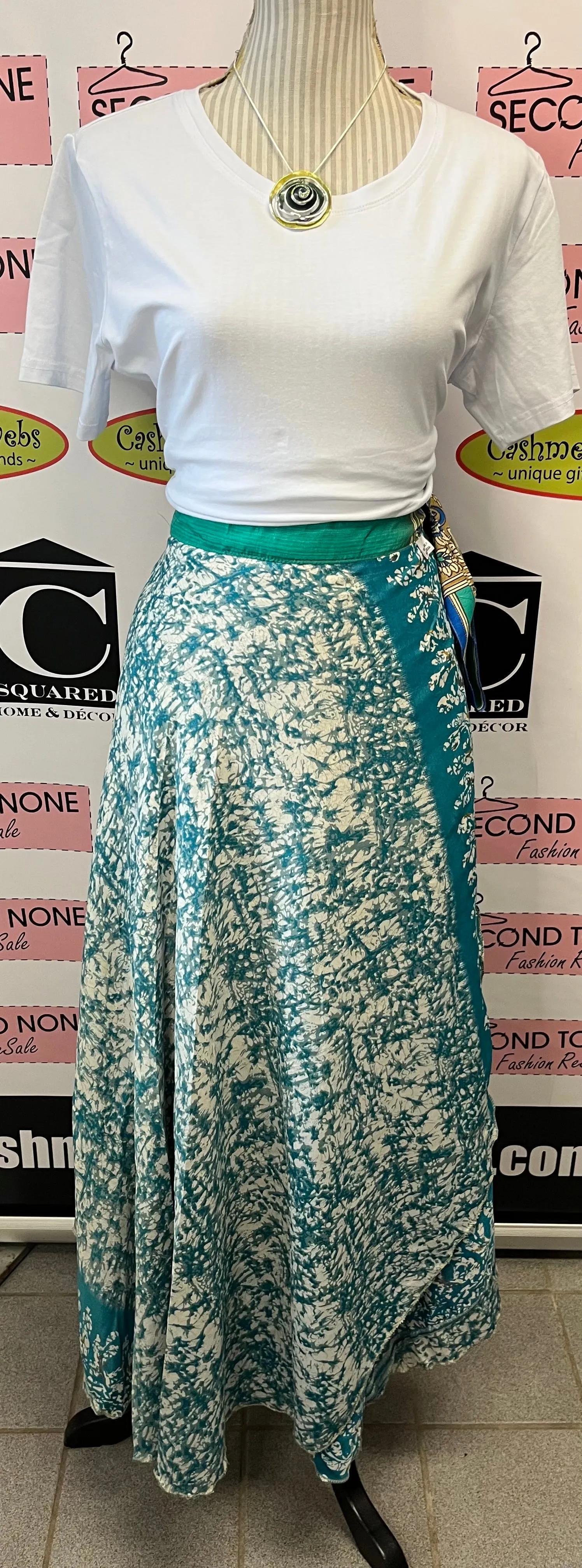 Indian Reversible Wrap Skirt (One Size)(4 Unique Styles Left!)