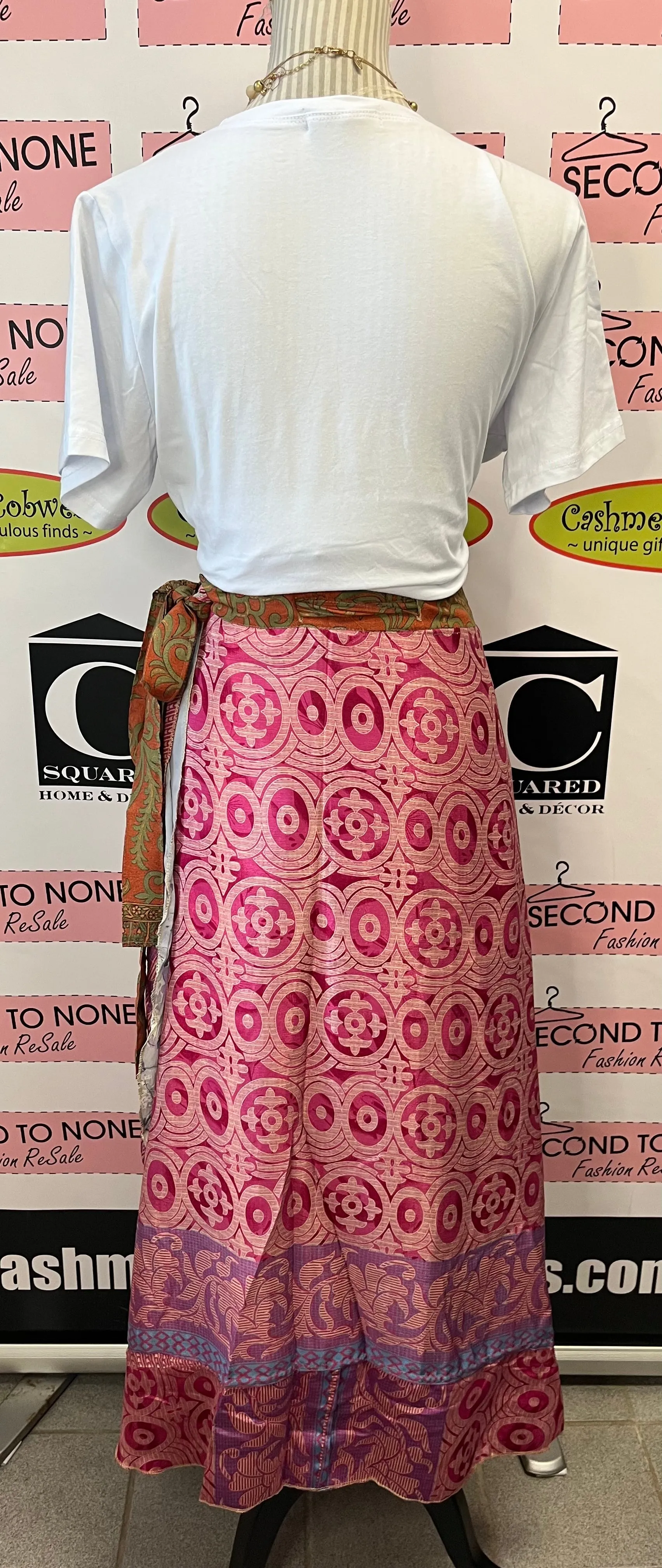 Indian Reversible Wrap Skirt (One Size)(4 Unique Styles Left!)