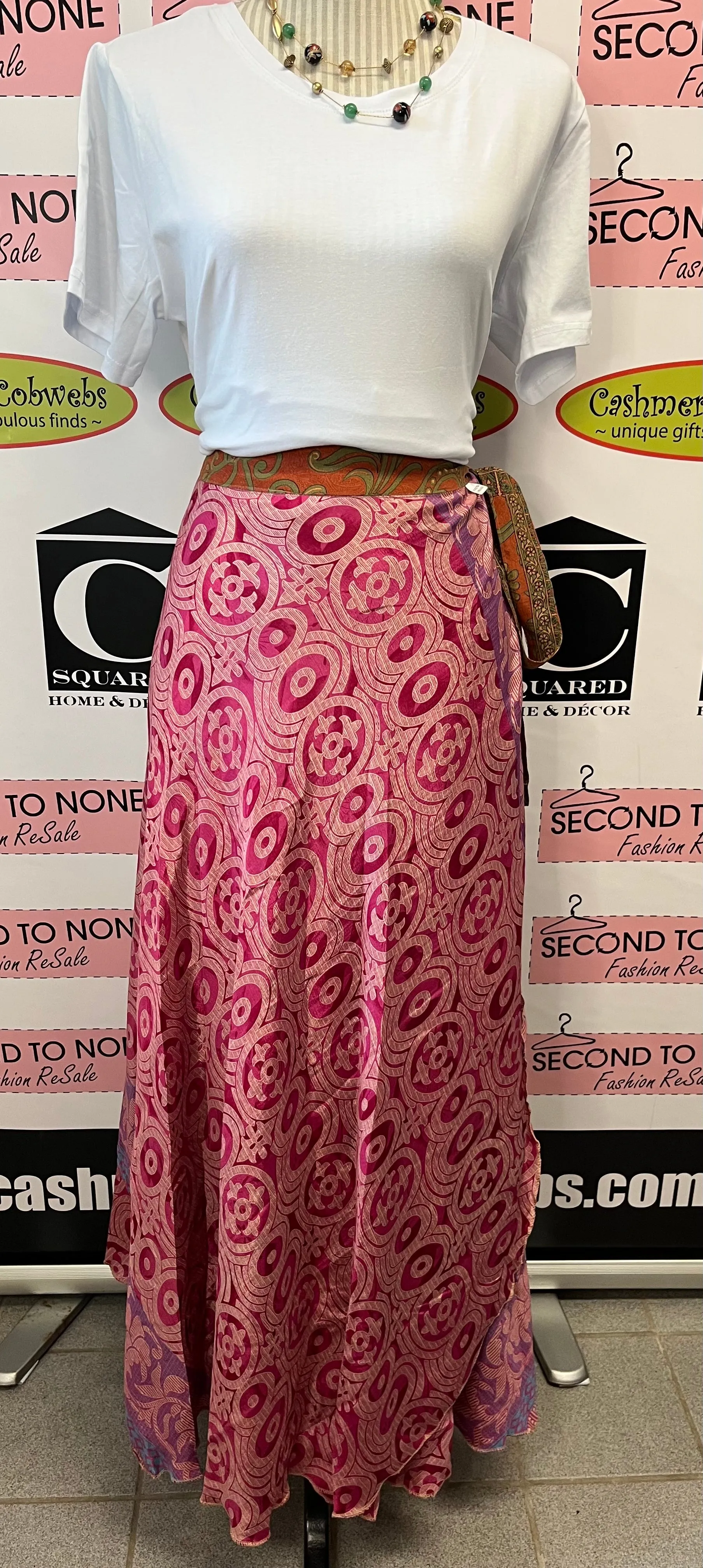 Indian Reversible Wrap Skirt (One Size)(4 Unique Styles Left!)