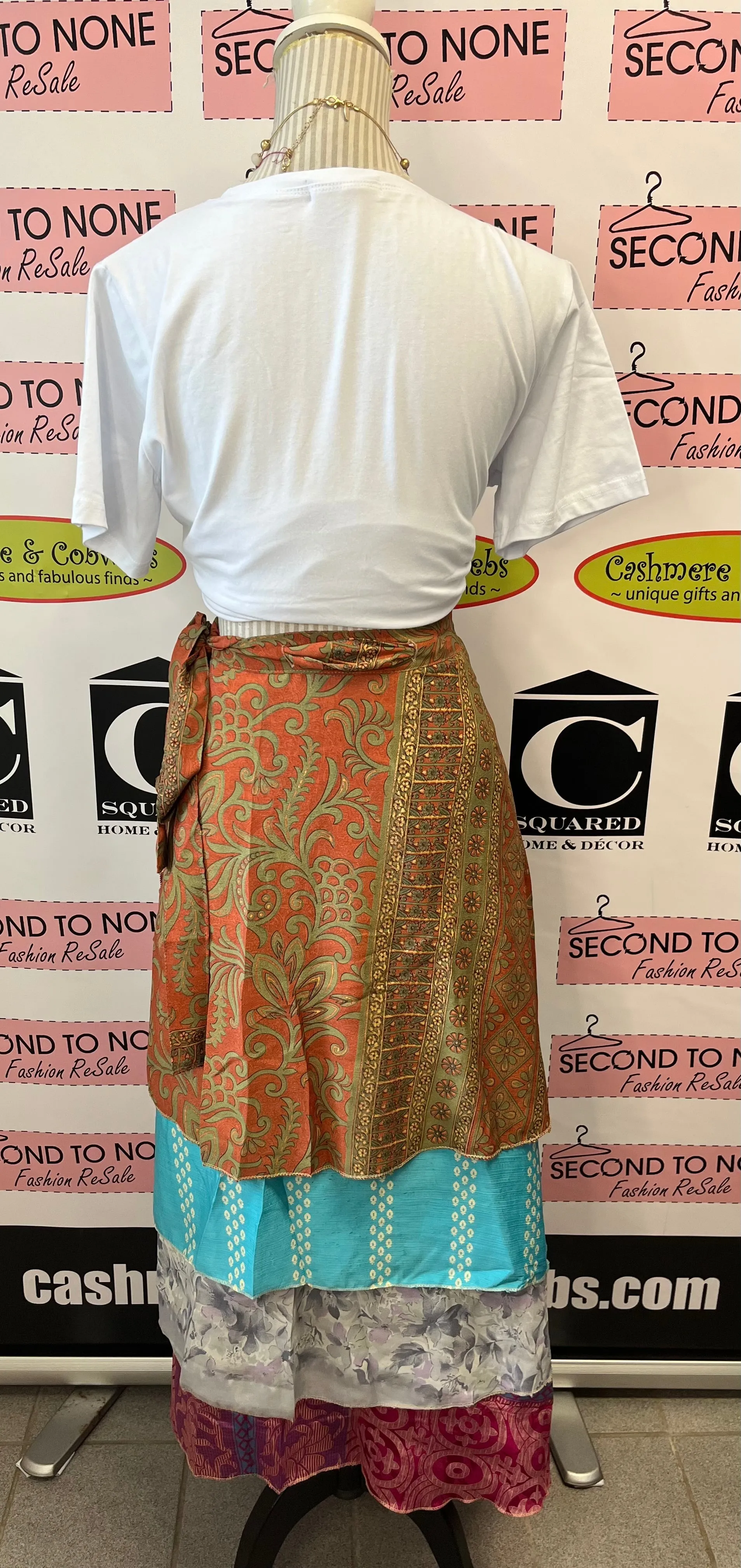 Indian Reversible Wrap Skirt (One Size)(4 Unique Styles Left!)