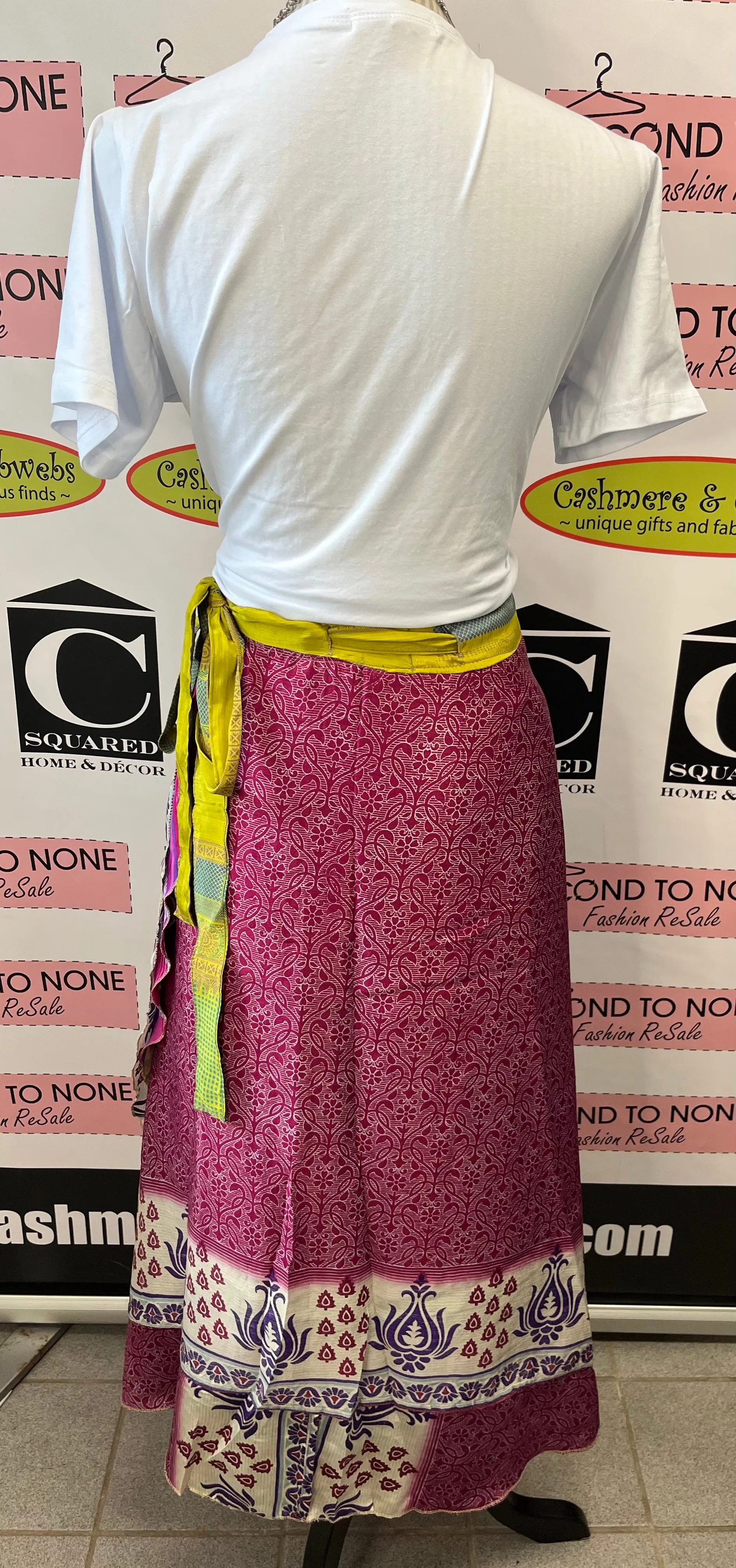 Indian Reversible Wrap Skirt (One Size)(4 Unique Styles Left!)