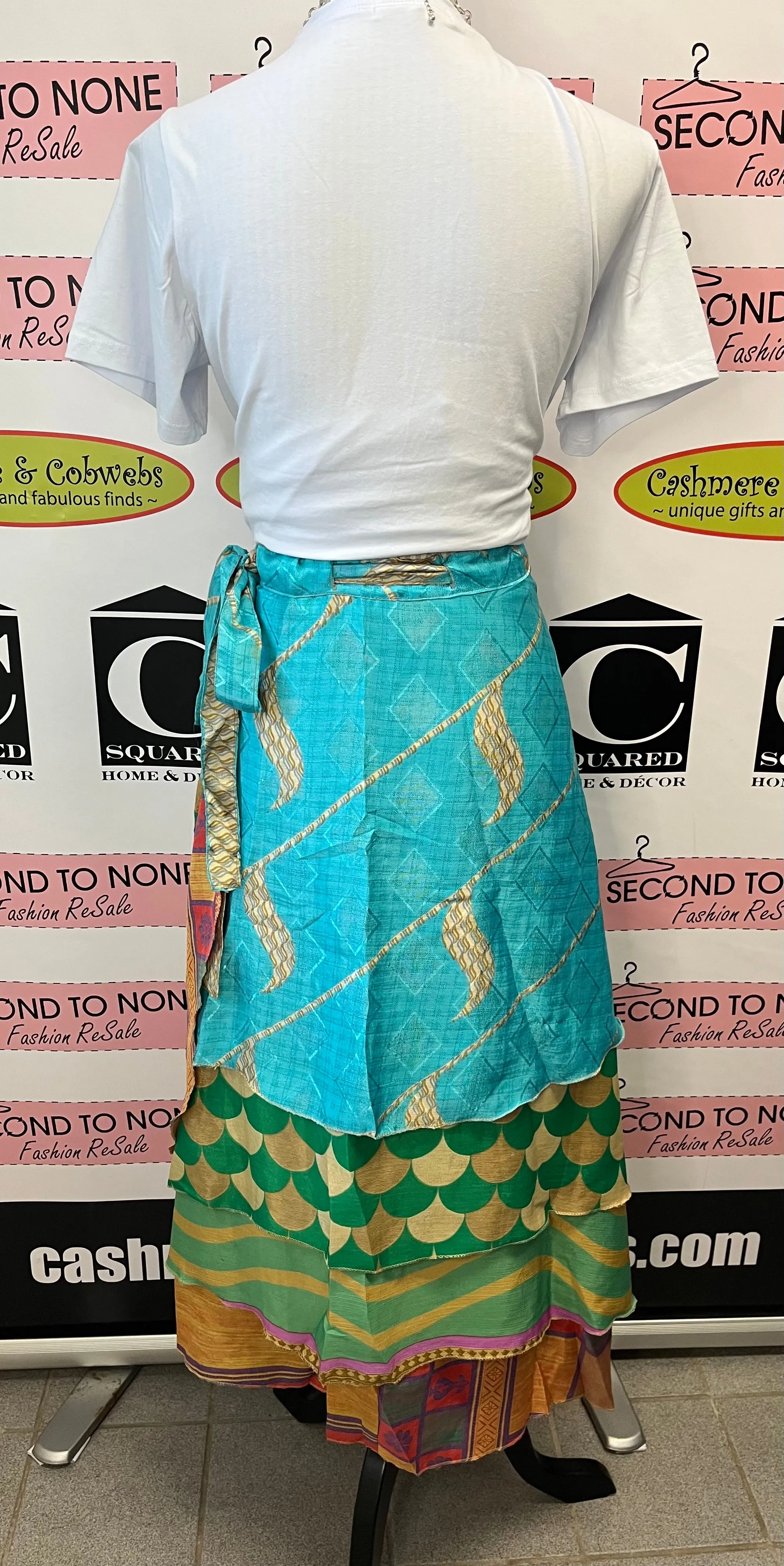 Indian Reversible Wrap Skirt (One Size)(4 Unique Styles Left!)