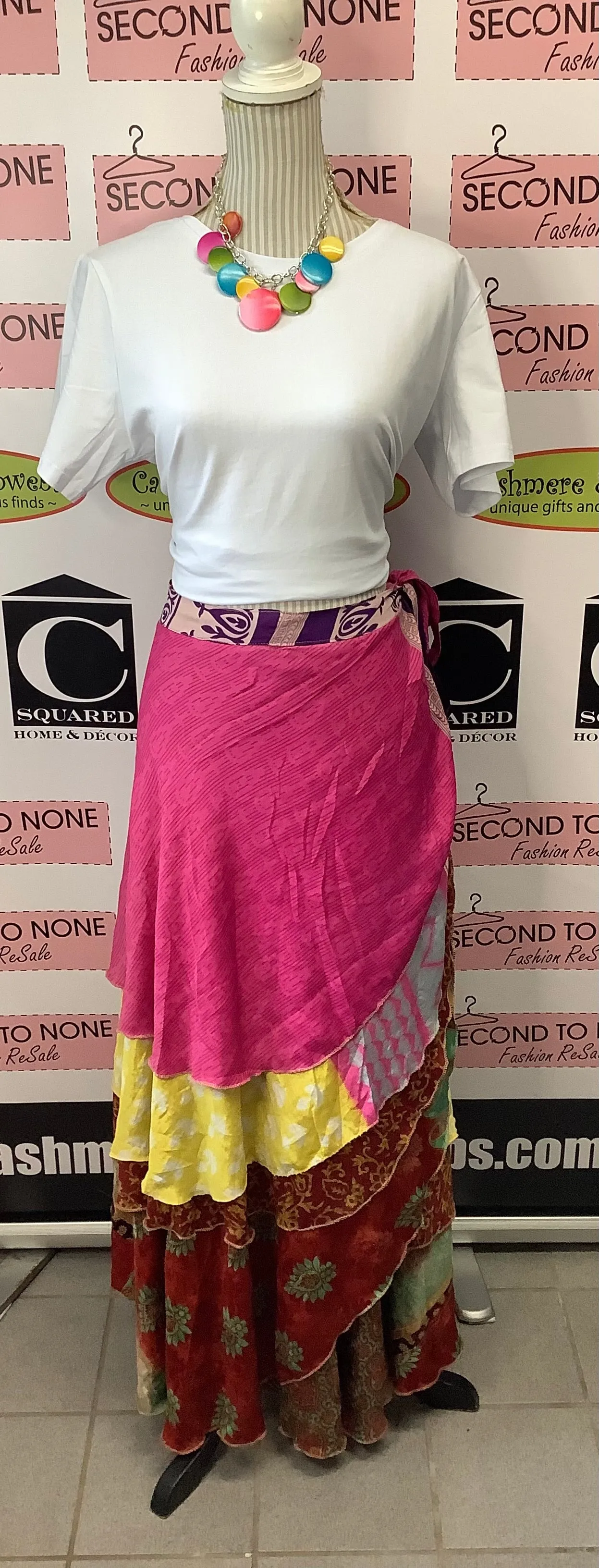 Indian Reversible Wrap Skirt (One Size)(4 Unique Styles Left!)