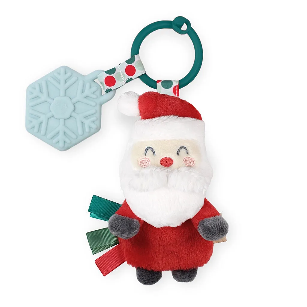 Itzy Ritzy Holiday Santa Itzy Pal™ Plush   Teether