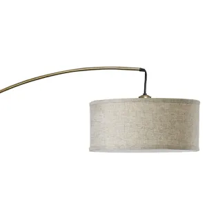 Jess Antique Gold Arch Lamp