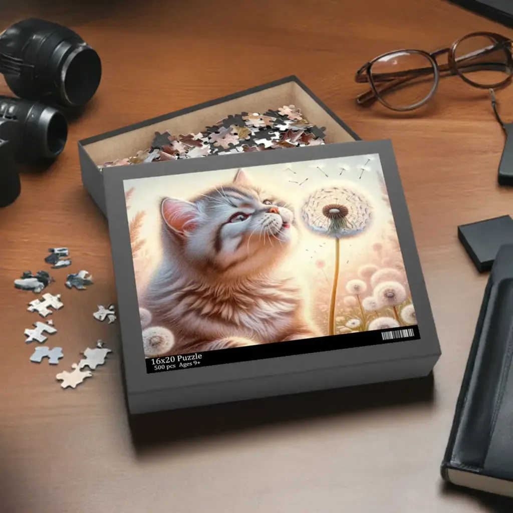 Kitty Wishes Puzzle (120, 252, 500-Piece)