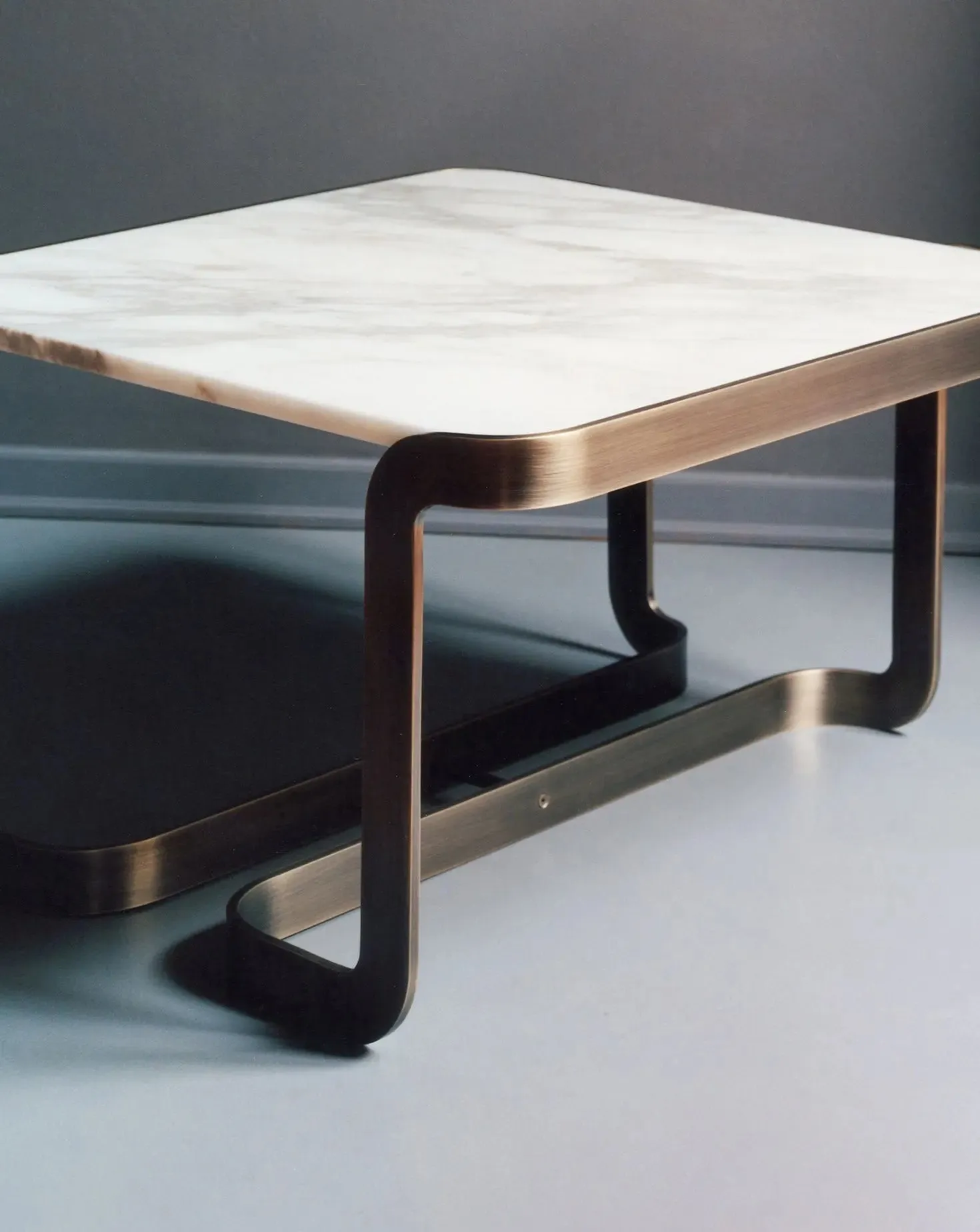 Mathus White Marble Coffee Table