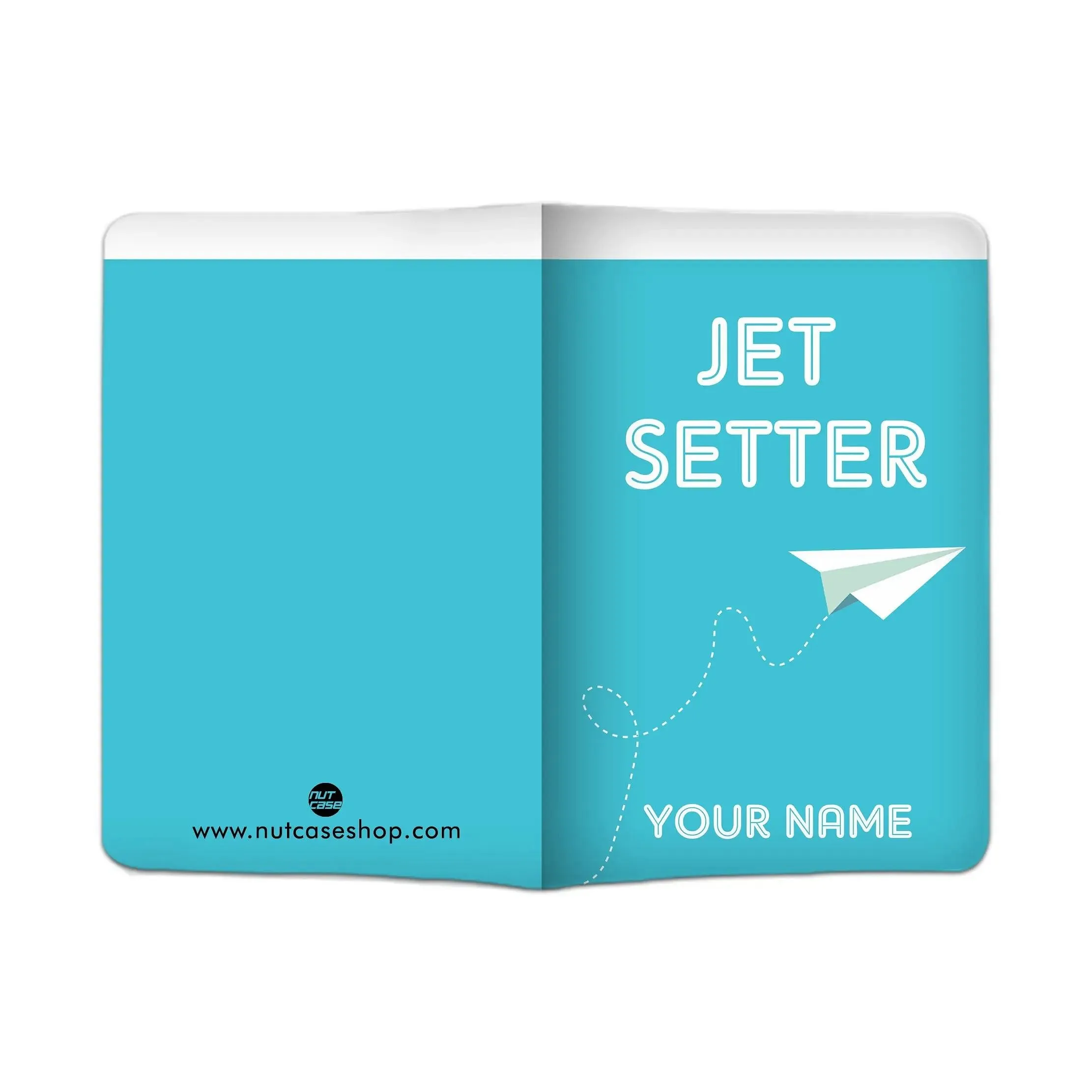 Modern Personalized Passport Cover -  OH THE PLACES I'VE BEEN - Jet Setter