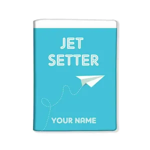 Modern Personalized Passport Cover -  OH THE PLACES I'VE BEEN - Jet Setter