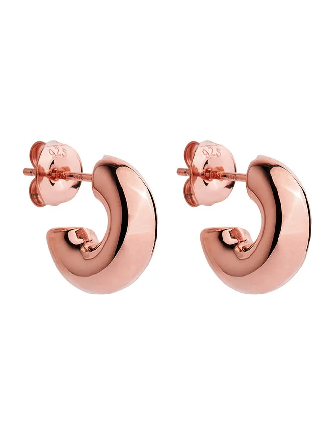 Moonbow Rose Gold Stud Earring