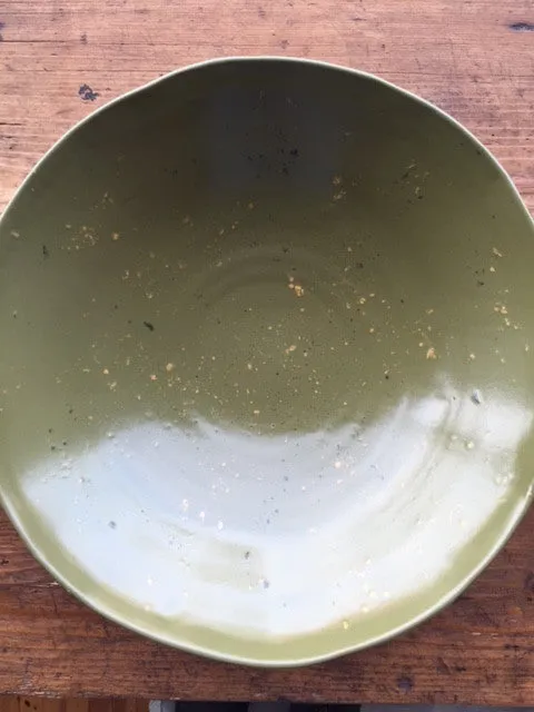 Moss Green Serving Bowl - Large