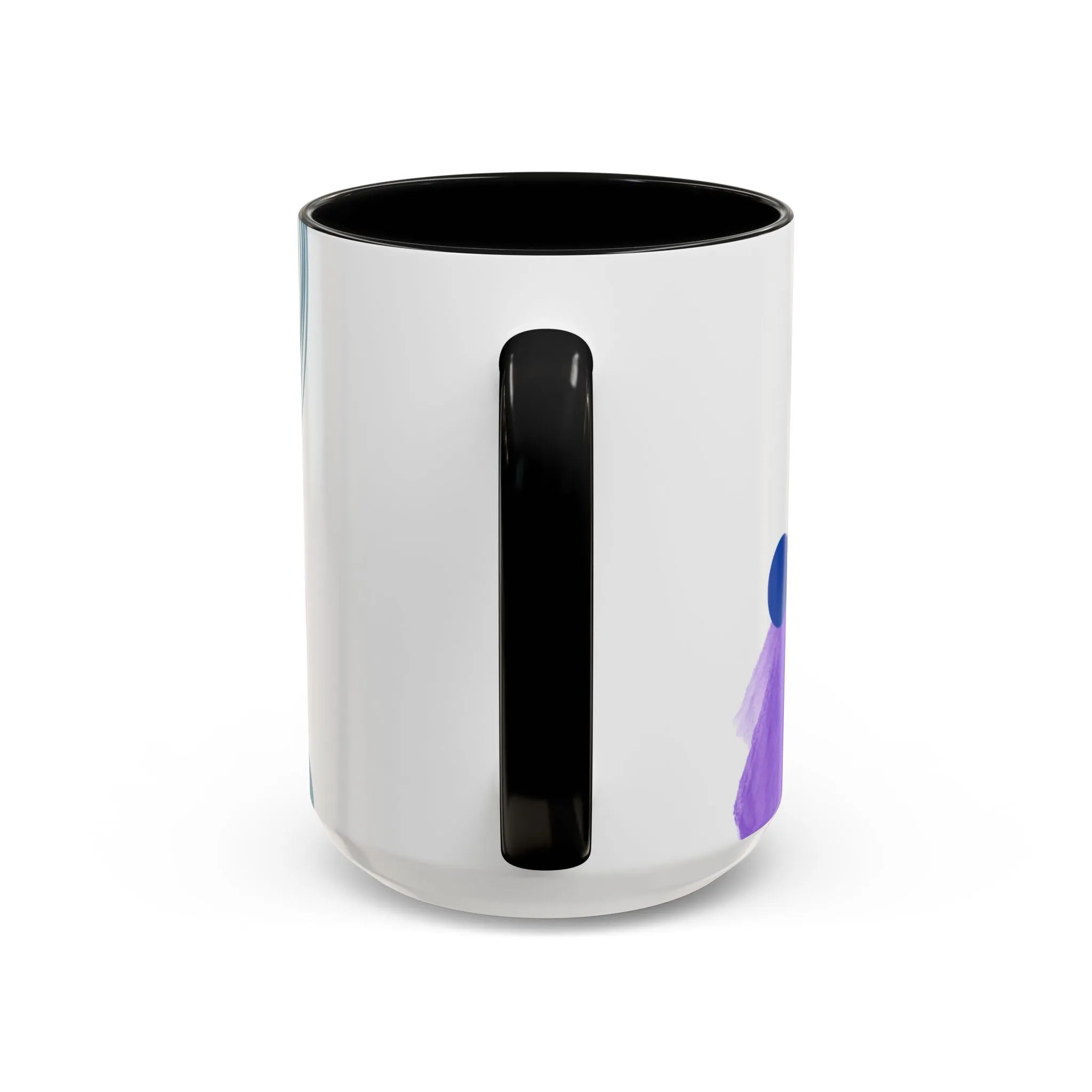 Mug - Abstract Digital Shapes Colorful Whimsical Minimalistic Design