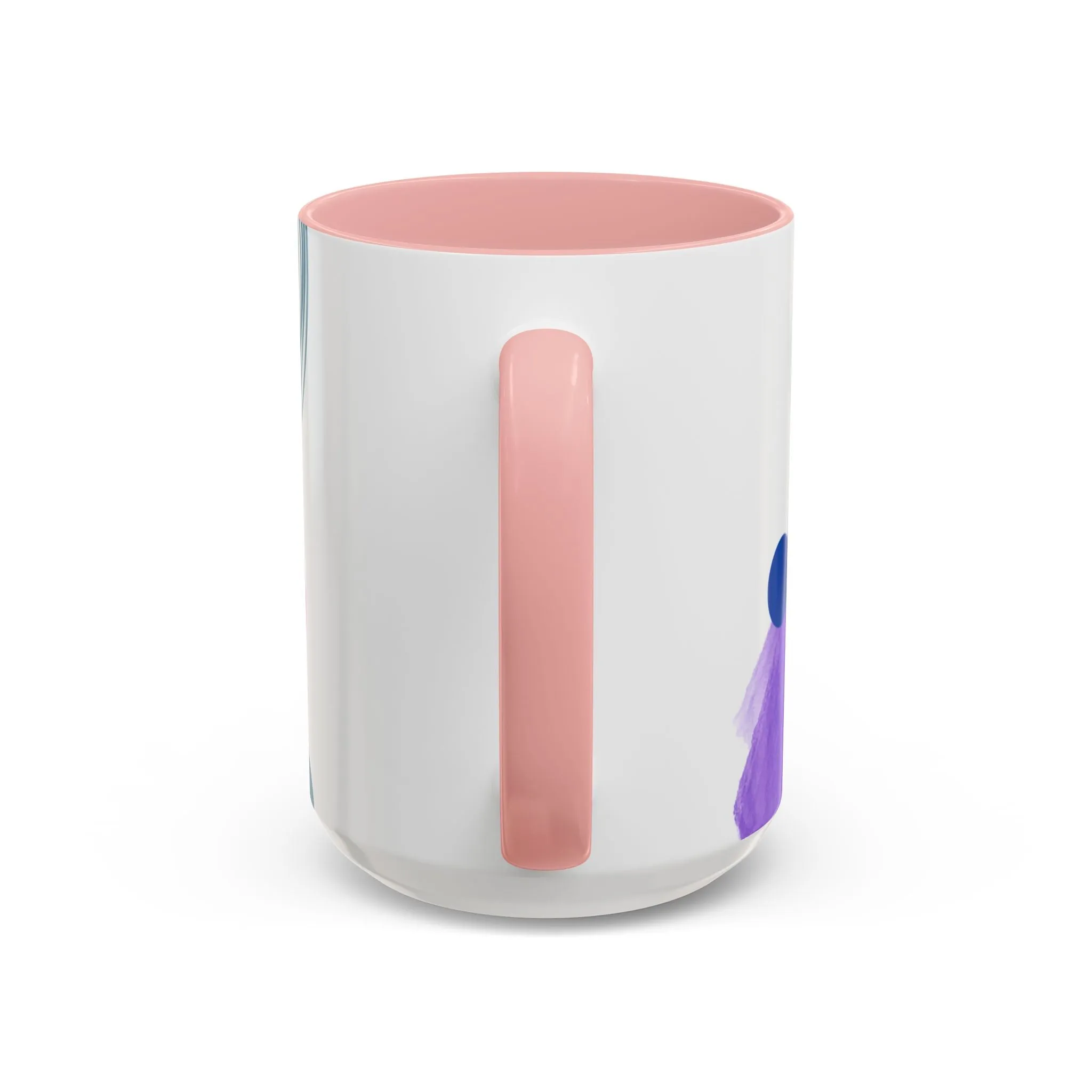 Mug - Abstract Digital Shapes Colorful Whimsical Minimalistic Design