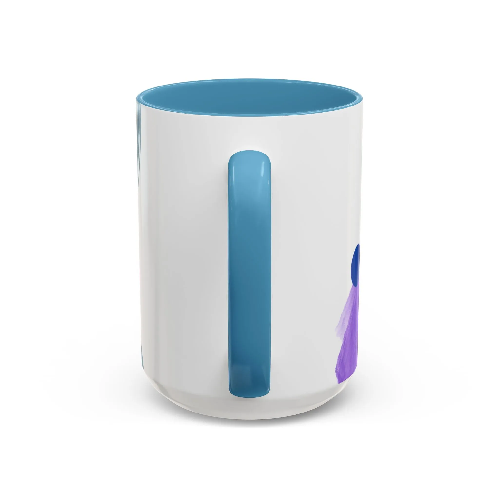 Mug - Abstract Digital Shapes Colorful Whimsical Minimalistic Design