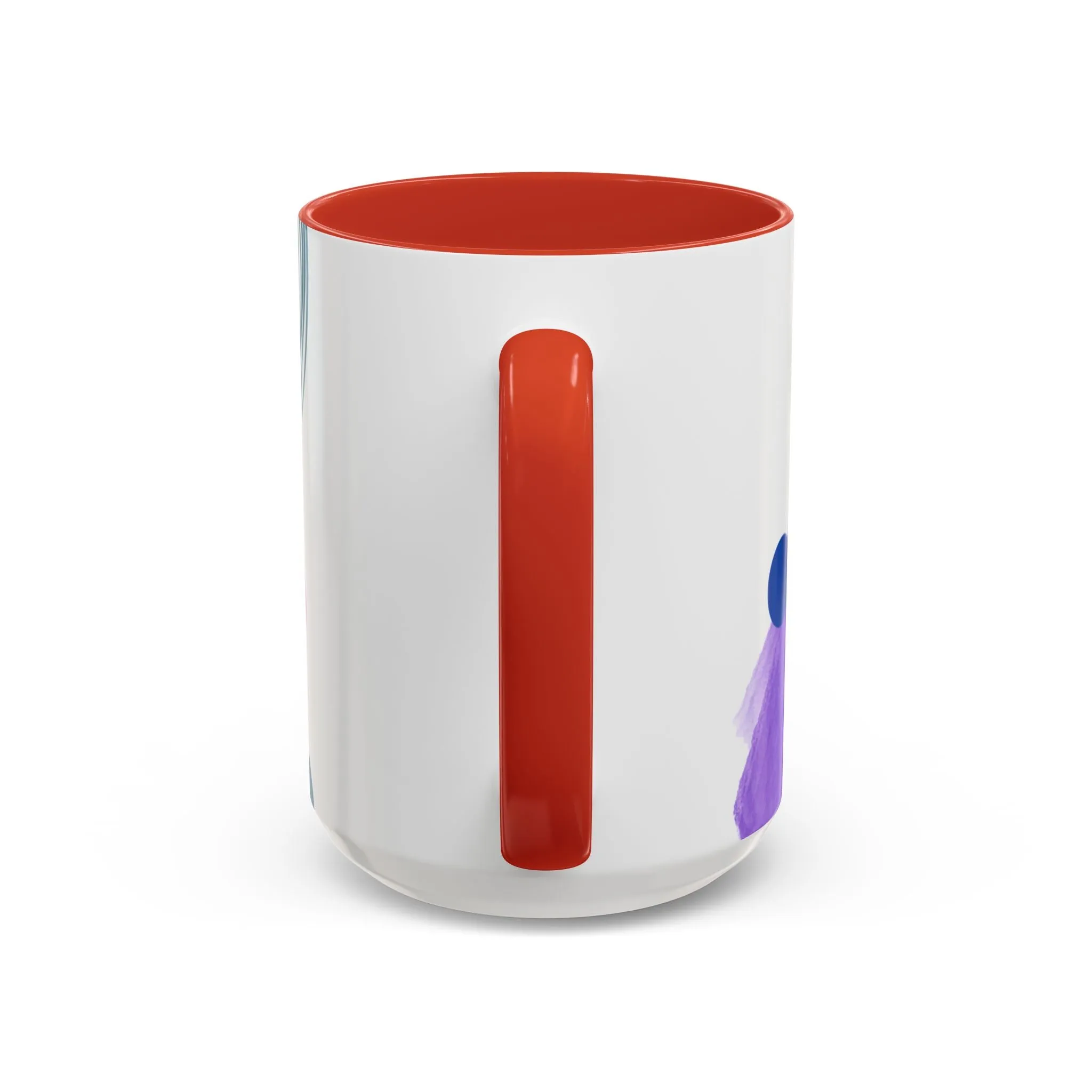 Mug - Abstract Digital Shapes Colorful Whimsical Minimalistic Design