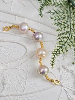 Necklace Extender - Freshwater Edison Pearls 18K Gold