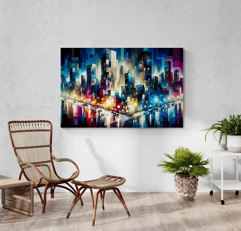 Neon Tokyo Nights Canvas Print