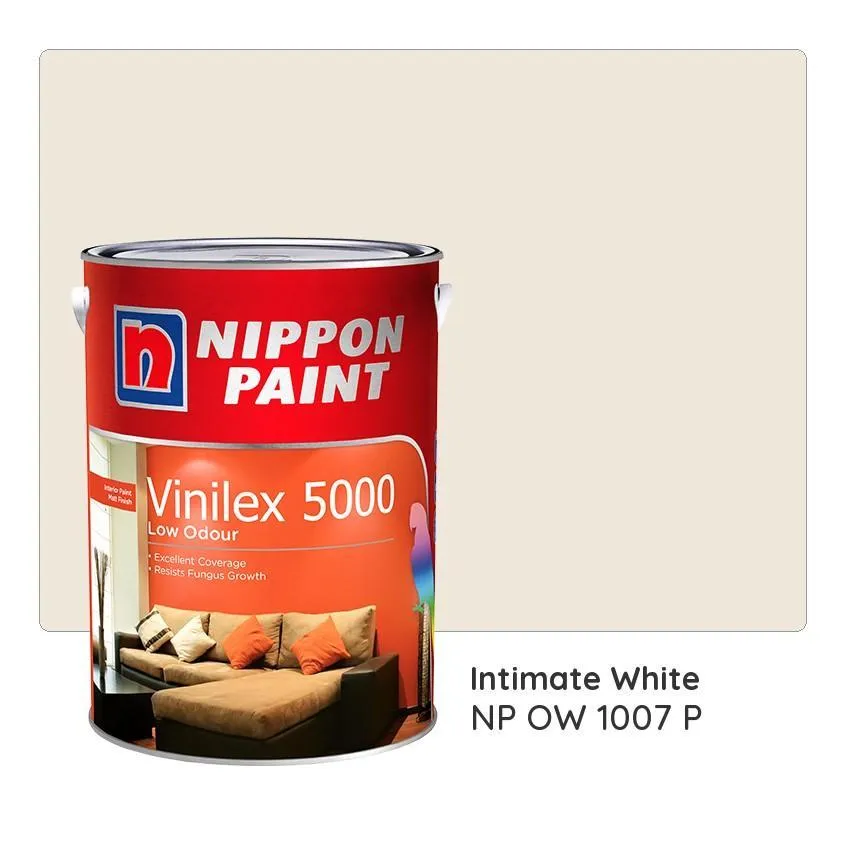 Nippon Paint Vinilex 5000 NP OW 1007 P (Intimate White)