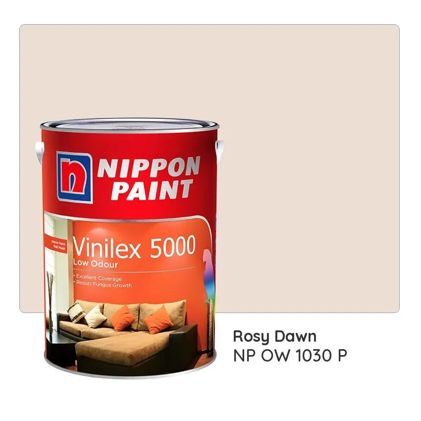 Nippon Paint Vinilex 5000 NP OW 1030 P (Rosy Dawn)