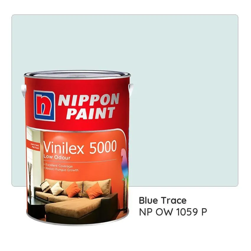 Nippon Paint Vinilex 5000 NP OW 1059 P (Blue Trace)