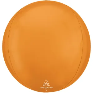 Orbz Vibrant Orange Balloon, 15" | 1 ct