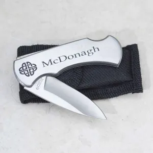 Personalized Celtic Shield Knot Stainless Knife