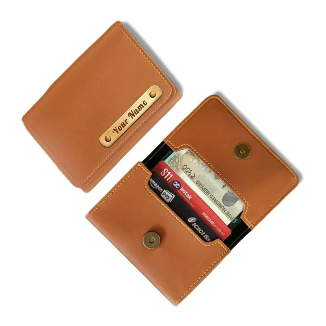 Personalized Name Mens Combo 3 in 1 Gift Set - Tan