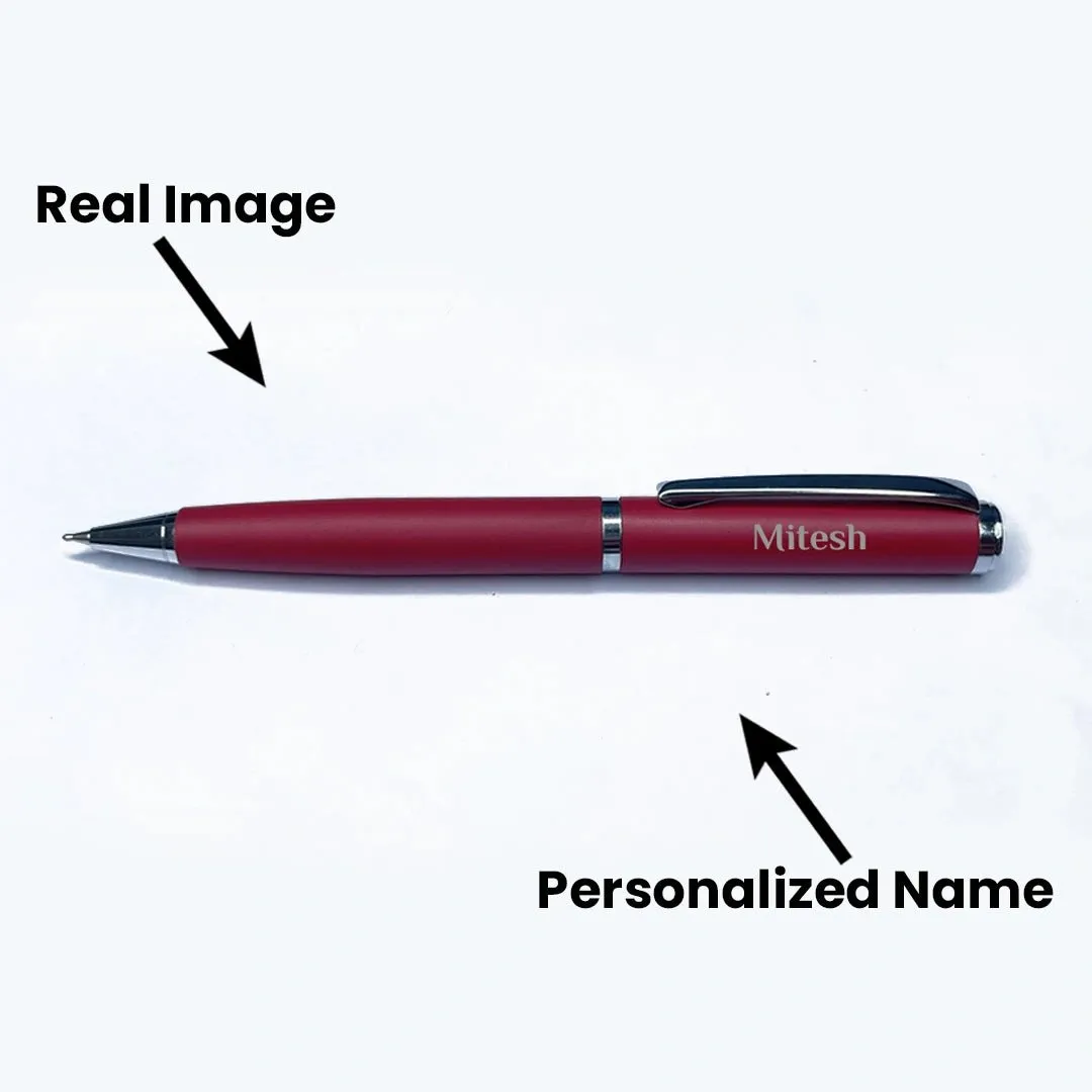 Personalized Pen With Name Engraved For Gift - Red