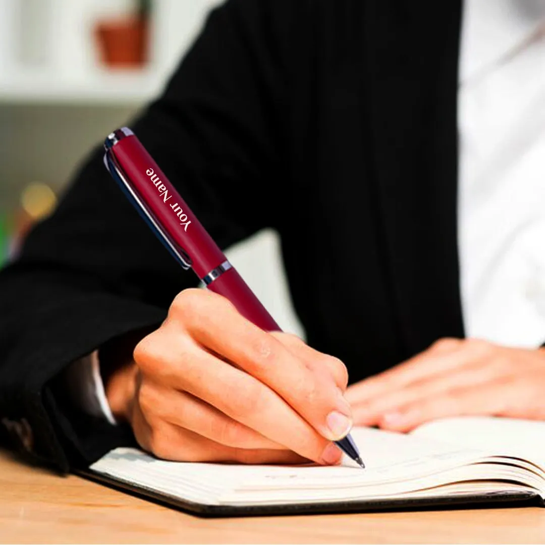 Personalized Pen With Name Engraved For Gift - Red