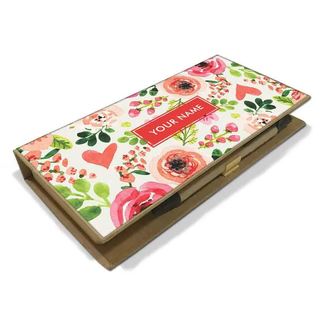 Personalized Stationery for Women Office Desk - Baby Flower