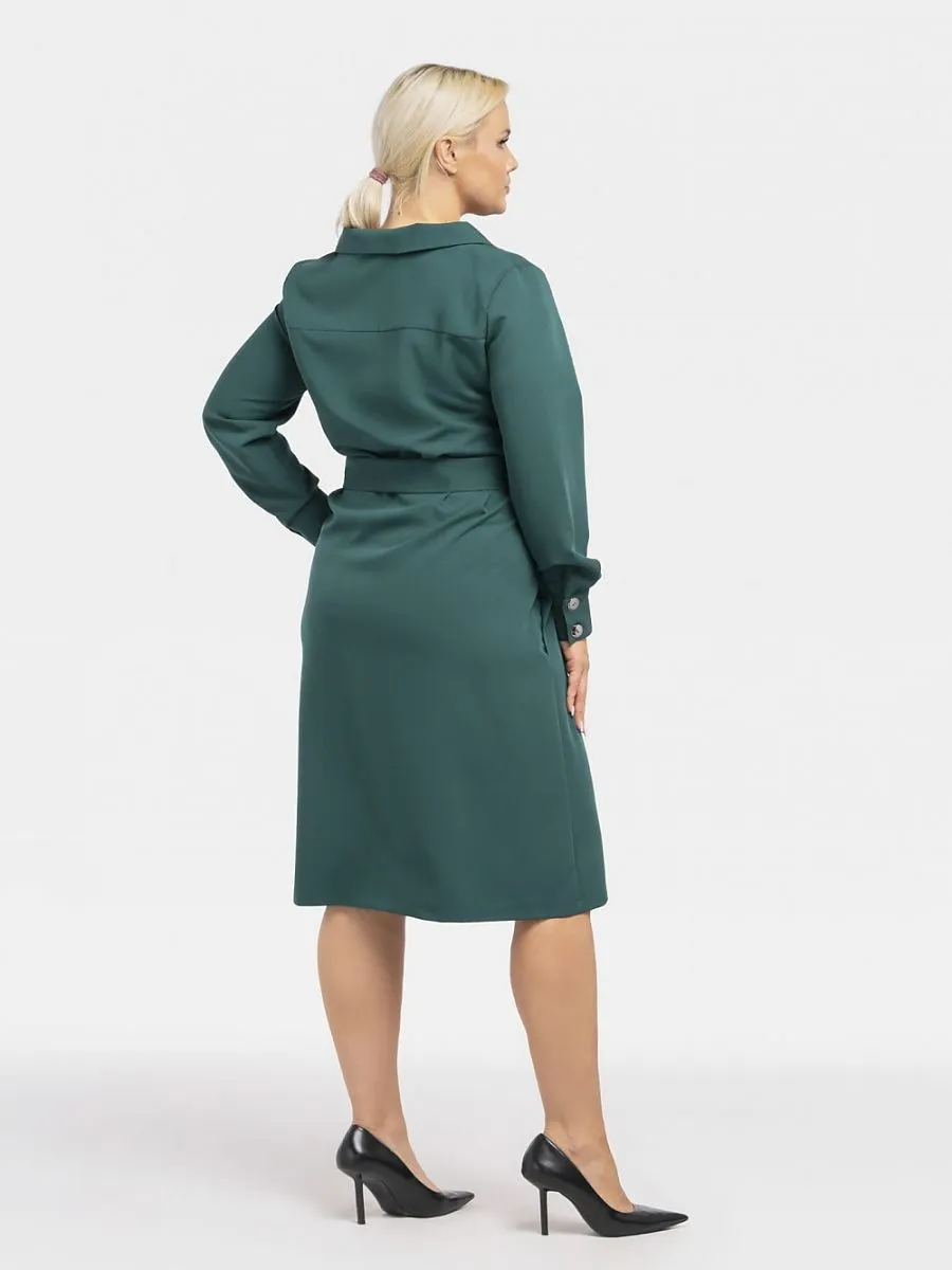 Plus size dress model 193903 Karko