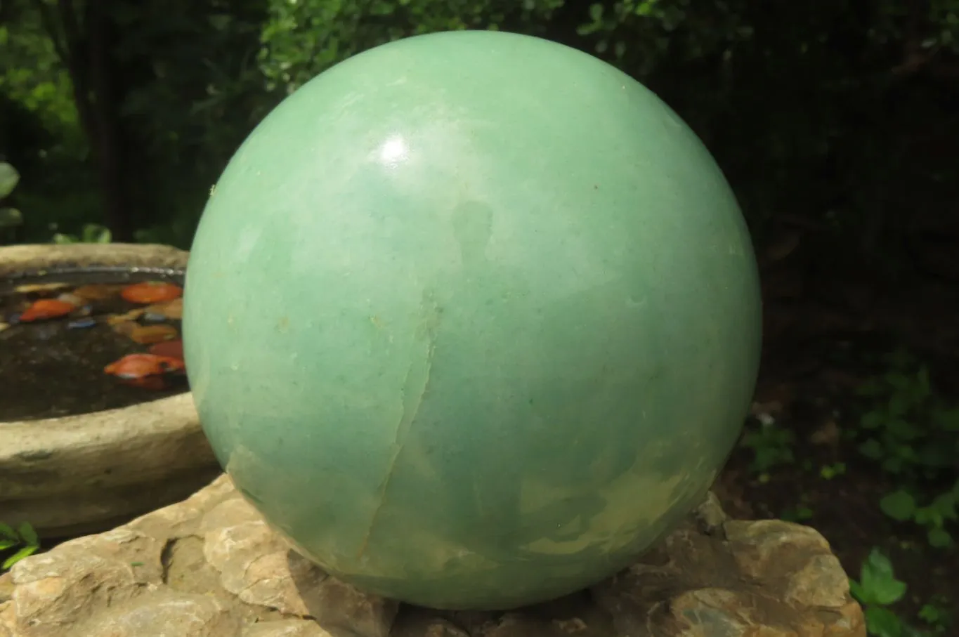 Polished Green Aventurine Sphere x 1 From Zimbabwe