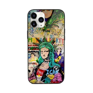 Pop Art Glass Phone Cover #107