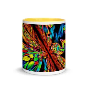 "Fractal Explosion" Mug with Color Inside