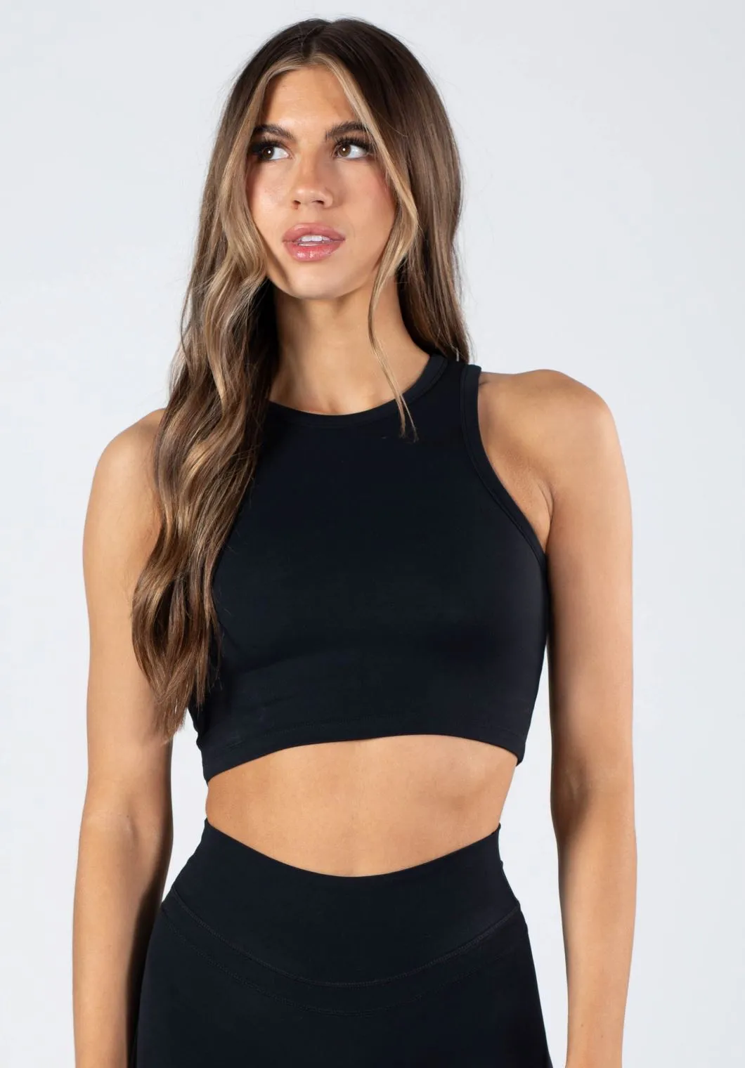 RecStretch™ Classic Crop Black