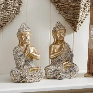 Sitting Golden Buddha