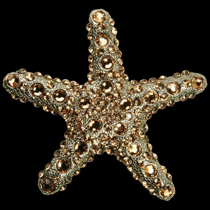 Swarovski Crystals Metal Starfish Decor Sets