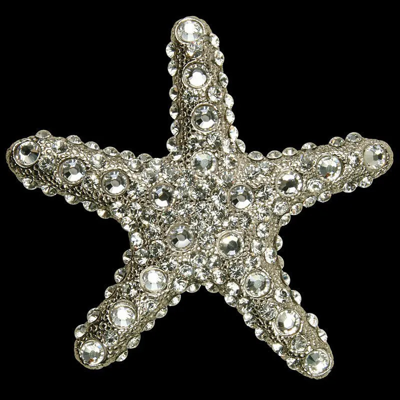 Swarovski Crystals Metal Starfish Decor Sets