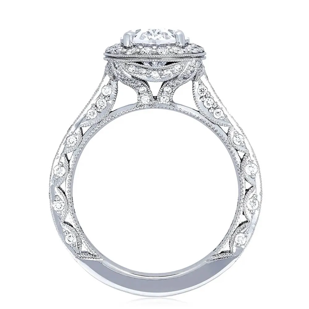 Tacori RoyalT 3/4 Way Oval Bloom Engagement Ring HT2650OV9X7