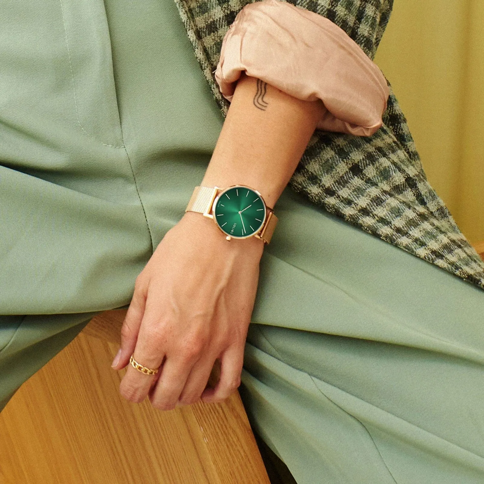 The Rainforest Classic Bundle | Green Dial - Rose Gold Case